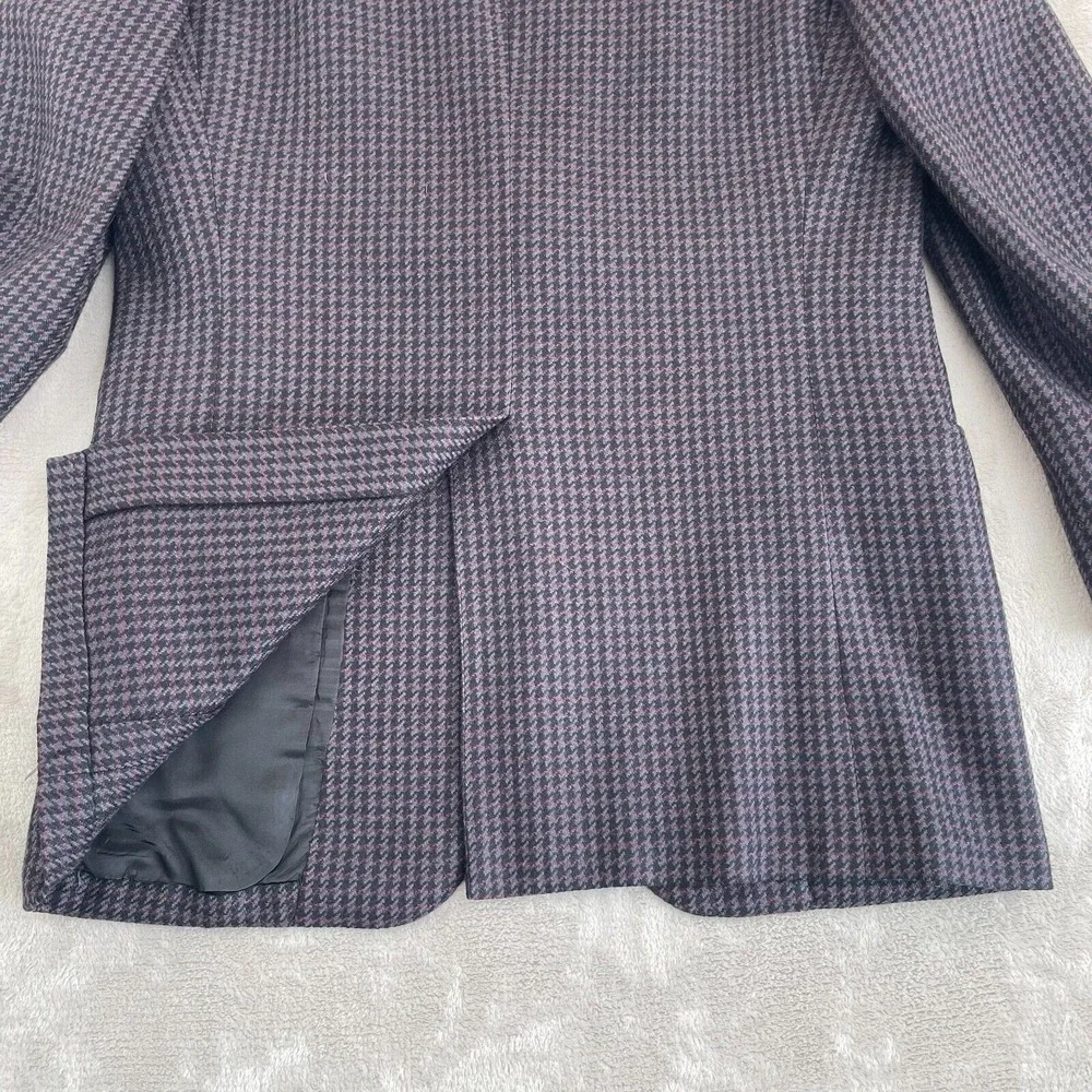 Vintage Oxxford Clothes Two-Button Jacket‎ 42 Tall Onwentsia Tweed Houndstooth